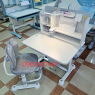 Bàn Học Sinh Chống Gù A16+ Màu Ghi